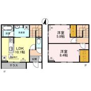 サンティエひえいの間取り画像