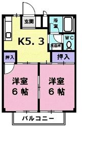 サンハイツの間取り画像