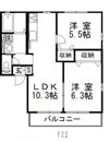 コーポレザンの間取り画像