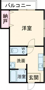 カーサ折橋の間取り画像