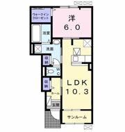 ラフレシー・ルタン Ⅱの間取り画像