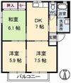 フレスコK B棟の間取り画像