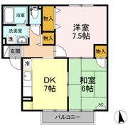 リバティM2の間取り画像