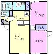 プレミール F館の間取り画像