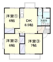 ベルフォーレBの間取り画像