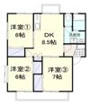 ベルフォーレBの間取り画像