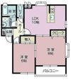 リヴェールBの間取り画像