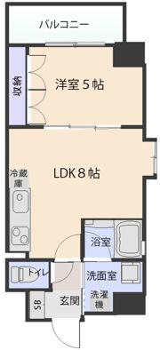 ラフィーノ山手の間取り画像
