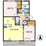 グランドアトリオ神戸西 D棟の間取り画像