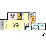 シャイン本町の間取り画像
