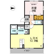 フレア谷山中央の間取り画像