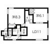 GRANA Ⅱの間取り画像