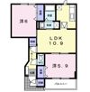 ラルジュⅠの間取り画像