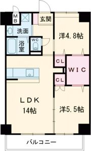 パークセントラル新下関の間取り画像