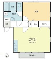 フォブール松本 Aの間取り画像