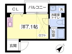 セントエルモ鷹取の間取り画像