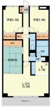 CASSIA八千代緑が丘（カッシアヤチヨミドリガオカ）の間取り画像