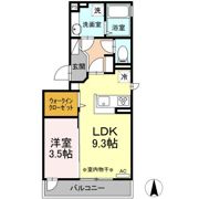 ヴェルミリオン鶴賀の間取り画像
