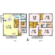 高針台1丁目貸家の間取り画像