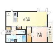 ラ・パーチェ城東の間取り画像