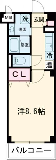 ヴァンセットモネの間取り画像