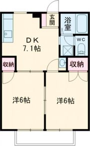 ブラウンエイト B棟の間取り画像