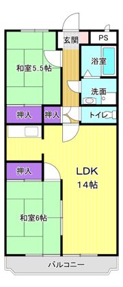 ルミエール小林Ⅰの間取り画像