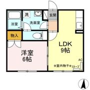 パルコートはしの間取り画像