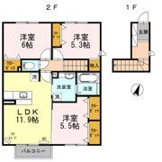 フォーチューンⅡの間取り画像