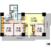 D’ｸﾞﾗﾌｫｰﾄ盛岡駅前ﾀﾜｰｽﾞ コテージの間取り画像