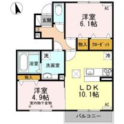 マシェリS Ⅱの間取り画像