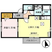 Espoir土谷 A棟の間取り画像