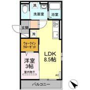 タウン中筋の間取り画像