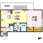 メゾンシャルム春日の間取り画像