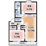 アップルハウスA棟の間取り画像