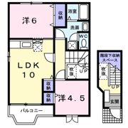MK堀之内の間取り画像
