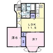 ハミングバードCの間取り画像