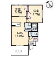ヴァンヴェール マーガレットB棟の間取り画像