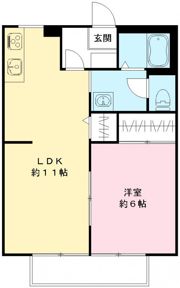サンライフ千波 Bの間取り画像