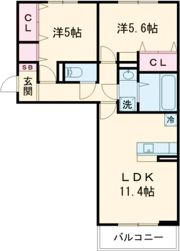 リヴァージュ今光の間取り画像
