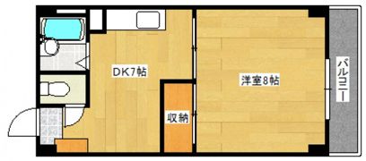 コーポ西翠の間取り画像