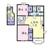 ヴィラルミエールDの間取り画像