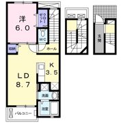 カレント大町Ⅰの間取り画像