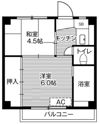 ビレッジハウス成島1号棟の間取り画像