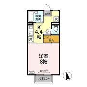 パンシオン額新保の間取り画像