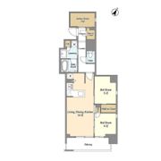 リビオメゾン横濱大通り公園の間取り画像