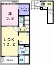 メゾンド サンセールAの間取り画像