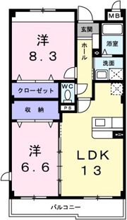 エムグレイスの間取り画像
