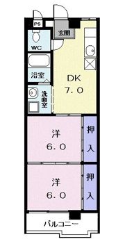 レジデンス清里の間取り画像