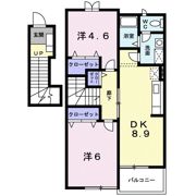 サウス・ソレイユ Bの間取り画像